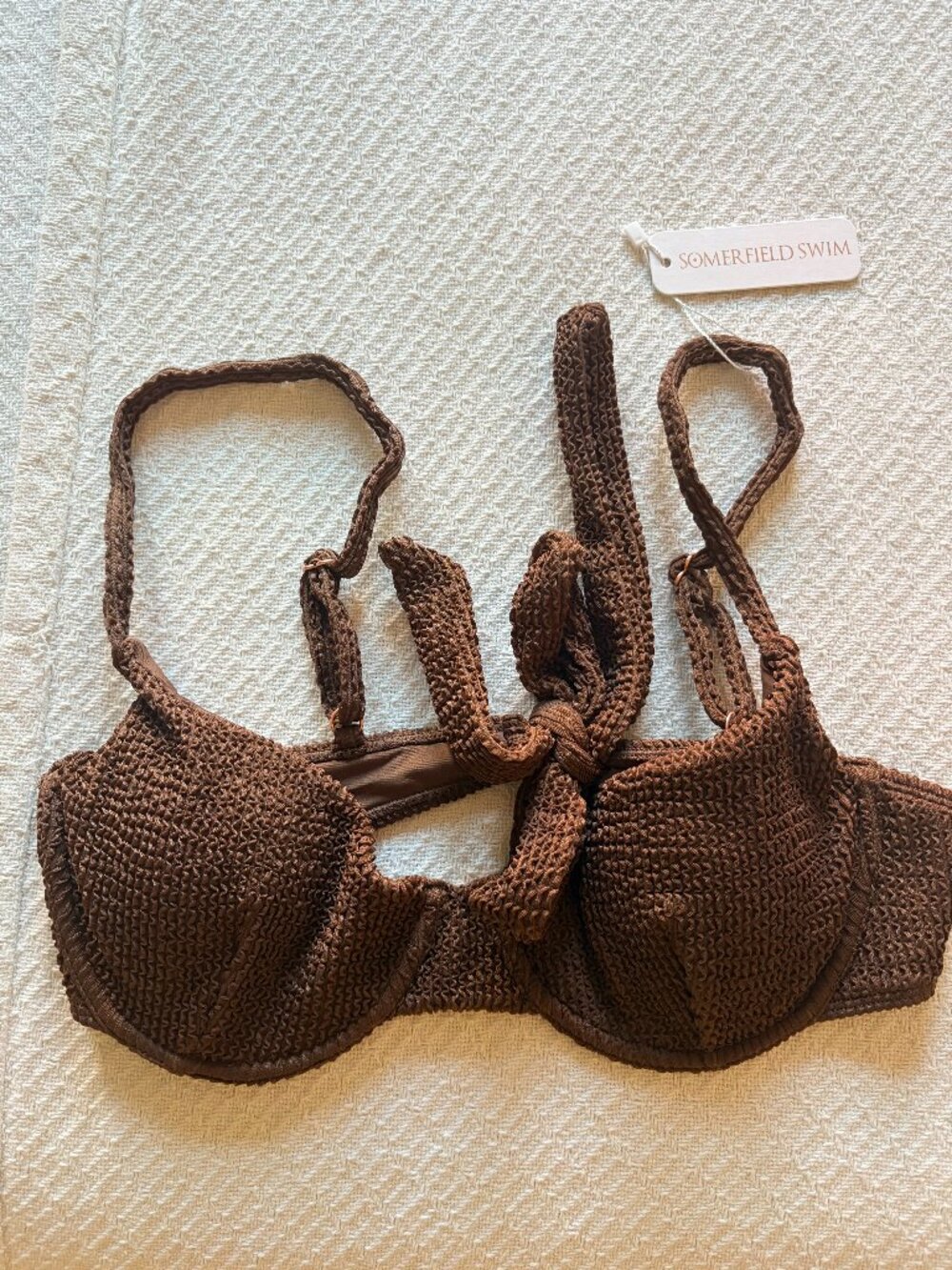 Bikini Top - Somerfield Swim Navagio Top in Espresso